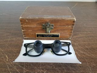Designs For Vision 3 5x Telescopes Loupes Glasses Dental Surgical Vintage W Box