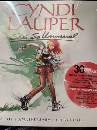 Cyndi Lauper “she’s So Unusual” Special Edition 30th Anniversary Vinyl.