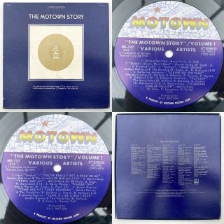 Various The Motown Story Lp (box Set - 5 Records) Motown (usa) Ex/vg 1970