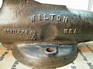 Vintage Wilton 835 Bullet Bench Vise; Machinist,  Mechanic 100 mechanical cond. 3