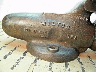 Vintage Wilton 835 Bullet Bench Vise; Machinist,  Mechanic 100 mechanical cond. 5