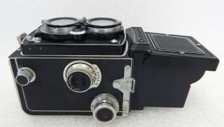 Vtg Rolleiflex Franke Heidecke Film Camera Synchro Compur Zeiss Lens DBP DBGM 2