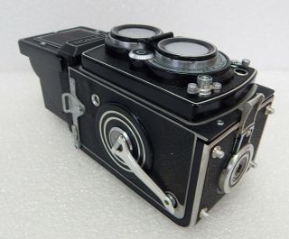 Vtg Rolleiflex Franke Heidecke Film Camera Synchro Compur Zeiss Lens DBP DBGM 3