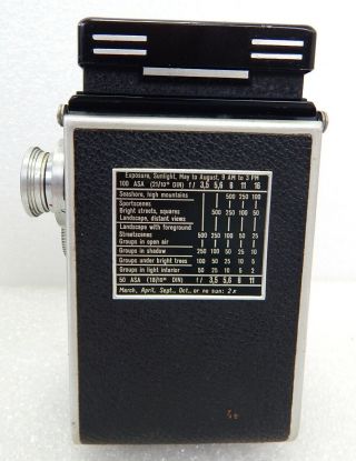 Vtg Rolleiflex Franke Heidecke Film Camera Synchro Compur Zeiss Lens DBP DBGM 5