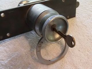 Vintage AUSTRALIA made RIVERS LOCKING SYSTEM for HD or Vault Door Lock Locksmith 6