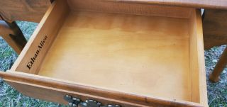 Ethan Allen Heirloom Console Table 10 - 9043 Vintage Maple Sofa Desk 4