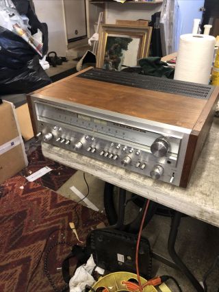 Vintage Pioneer Am/fm Stereo Receiver Model Sx - 850 Powers On - No Output
