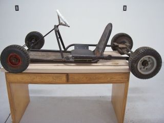 Vintage Rupp Dart Kart Go Kart Racing Kart Frame Wheels Project Parts