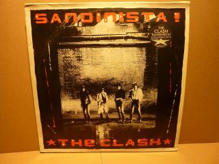 3 The Clash ‎– Sandinista Lp.  Uk 1980 With Booklet Cbs ‎– Fsln 1