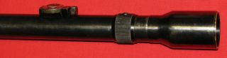 Vintage GERMAN rifle scope,  similar EBRA 6x,  TOP scope for K98 with reticle 1 2