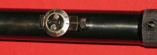 Vintage GERMAN rifle scope,  similar EBRA 6x,  TOP scope for K98 with reticle 1 5