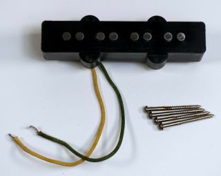 1967 Fender Jazz Bass Neck Pickup Vintage American Usa With Cover & Screws