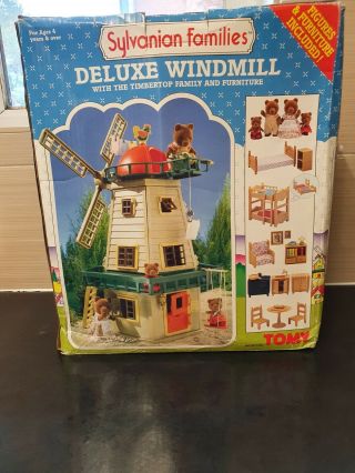 Sylvanian Families Deluxe Windmill Boxed And Other Items For Jo Sg