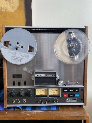 Vintage Teac A - 3300sx - 2t Stereo Reel - To - Reel Tape Recorder 10.  5 " 2 Track