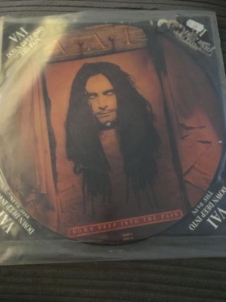 Steve Vai Down Deep Into The Pain Rare 12 " Picture Disc Vinyl Uk Press 1993