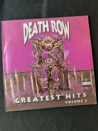 Death Row - Greatest Hits Volume 2.  Dbl Vinyl Lp.  Hip Hop.  1992.