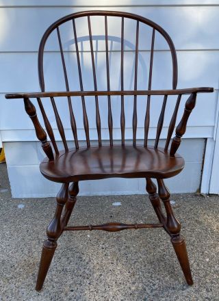 Vintage Nichols And Stone Windsor Arm Chair 2