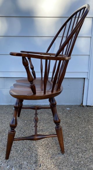 Vintage Nichols And Stone Windsor Arm Chair 6