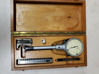 Vtg Alina Dial Bore Gage.  5 " To.  74 " Compac Switzerland Made