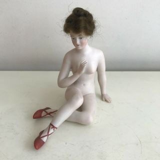 Vintage German Bisque Nude Bathing Beauty Figurine Galluba & Hoffman?