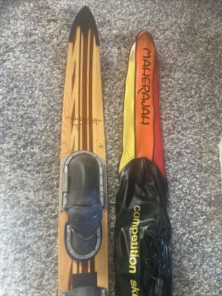Maherajah 3.  5 Wood Slalom Water Ski 69 " Vintage