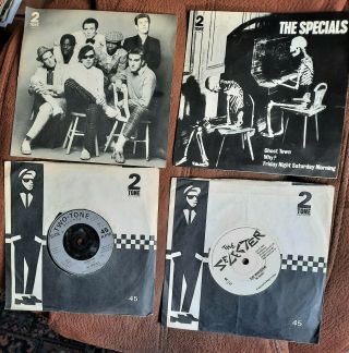 8 X 2 Tone Ska 7 " Singles Records Listed Specials The Beat Selecter Madness Mod