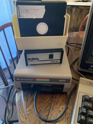 Vintage Commodore 64 Computer System Floppy Drive 1541 Monitor 1802 Games 4