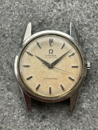 Vintage 1960 Automatic Omega Seamaster,  Ref 14700,  Cal 552,  Coffin Markers