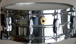 Vintage 1966 Ludwig Supraphonic 5 " X 14 " Snare Drum Lm 400 Very