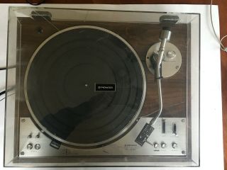 Vintage Pioneer Pl - 530 Direct Drive Stereo Turntable,  Pal - 232 - 0,  With Cover
