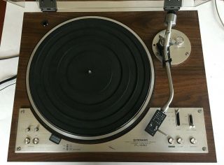 Vintage Pioneer PL - 530 Direct Drive Stereo Turntable,  PAL - 232 - 0,  With Cover 2