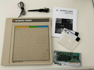 Vintage Apple Ii Graphics Tablet A2m0029 - Complete And