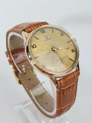 Fine 1949 Vintage Omega Gold Filled Cal.  265 Gents Wrist Watch