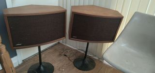 Vintage Bose 901 Speakers With Tulip Stands Not Pick Up Only
