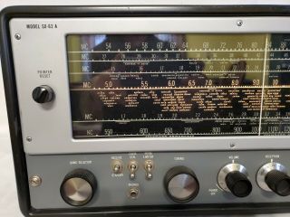 Hallicrafters SX - 62A Vintage Ham Radio Receiver w/ FM Powers On,  Looks Good 2