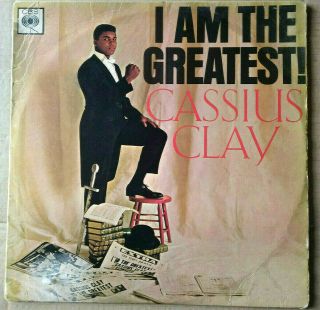 Cassius Clay I Am The Greatest Vinyl Lp Muhammad Ali 1963 Cbs Bpg 62274 Uk 1st