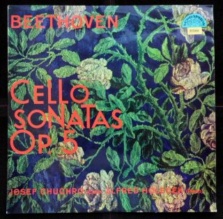 Beethoven: Cello Sonatas - Josef Chuchro Supraphon Sua St 50534 Ed1 Lp