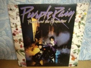 Prince And The Revolution Purple Rain Album Lp 1984 With Poster Nm Cond