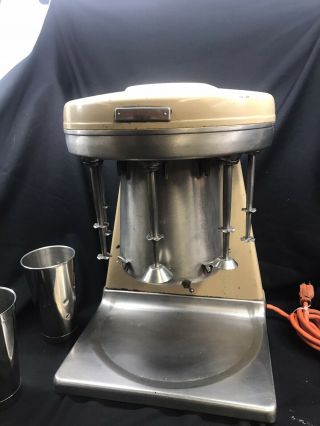 Vintage Sterling Model 9b Multimixer 5 Head Malt Milkshake Machine
