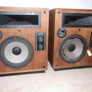 Vintage Altec Model 15 Speakers And Model 6 With Manta - Ray Horns