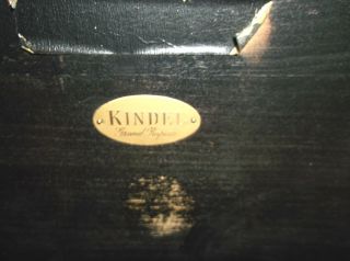 Vintage Kindel Black Laqured Chinoiserie Coffee Table 3