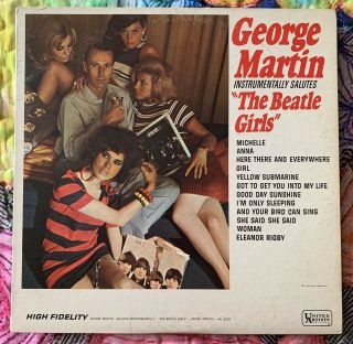 George Martin “the Beatle Girls” 1966 United Artists Lp “audition Disc”