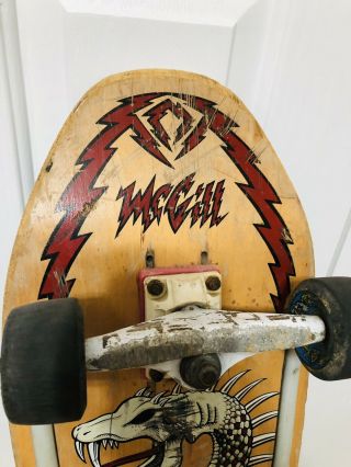 Vintage Powell Peralta Mike Mcgill Skateboard Stinger Complete Old School Rare 4