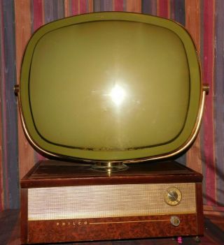 Vintage Philco Predicta Television Set Tv Circa 1950 