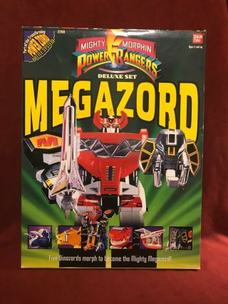 Vintage Bandai Mighty Morphin Power Rangers Megazord Deluxe Set 1993
