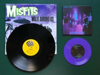 Misfits Walk Among Us 1988 Nm Best Sound,  Deeper Blue - Night Rain 1st Press