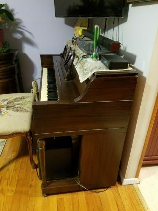 Schomacker Brand Upright Piano With vintage bench 3