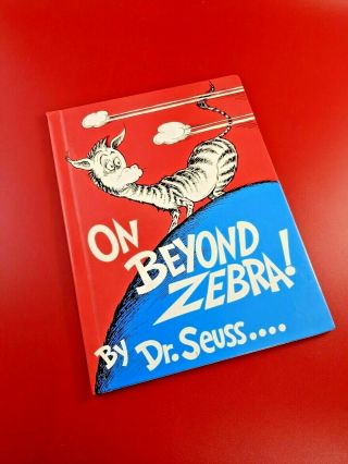 Vintage 1st Edition 1955.  Dr.  Seuss On Beyond Zebra Like