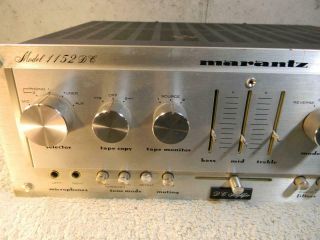 Vintage Marantz Model 1152DC Console Stereo Amplifier  Powers on 3