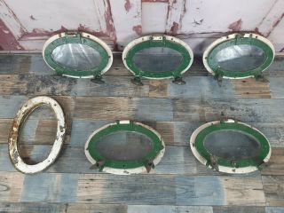Antique Vintage Bronze Brass Ships Boat Porthole Window Opening 3